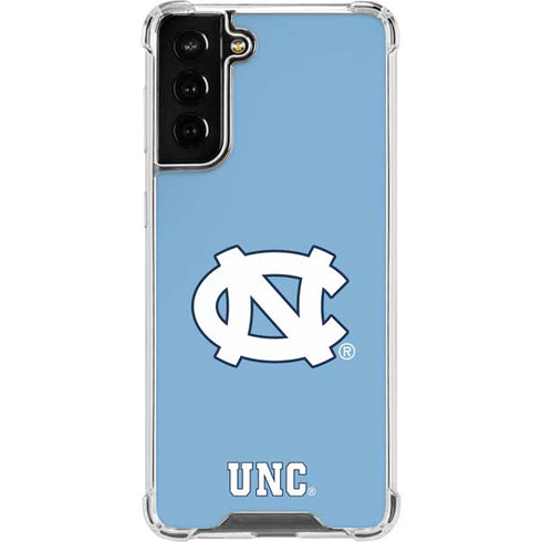Carolina UNC Galaxy S21 FE Clear Case